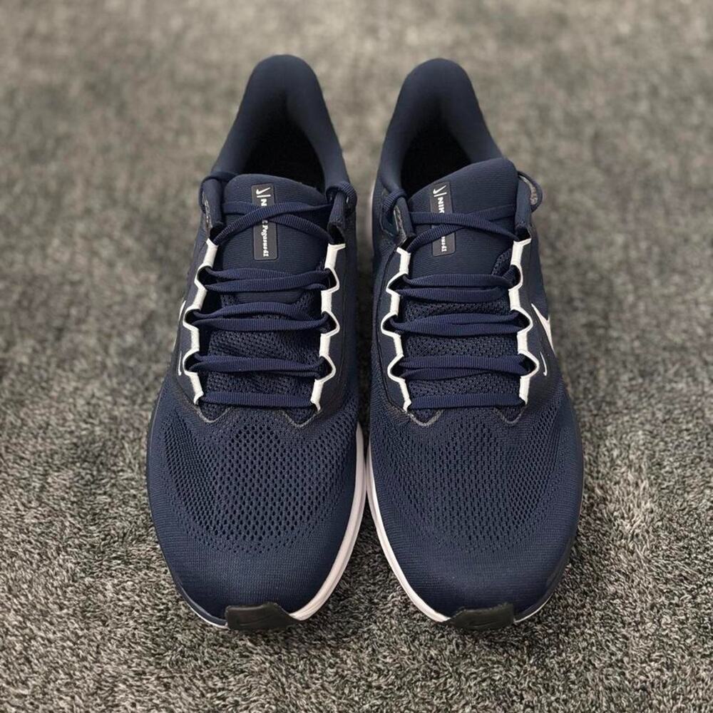 Mens Nike Air Zoom Pegasus 41 HF1536-404 College Navy White Running Shoe Size 13 - Picture 3 of 5